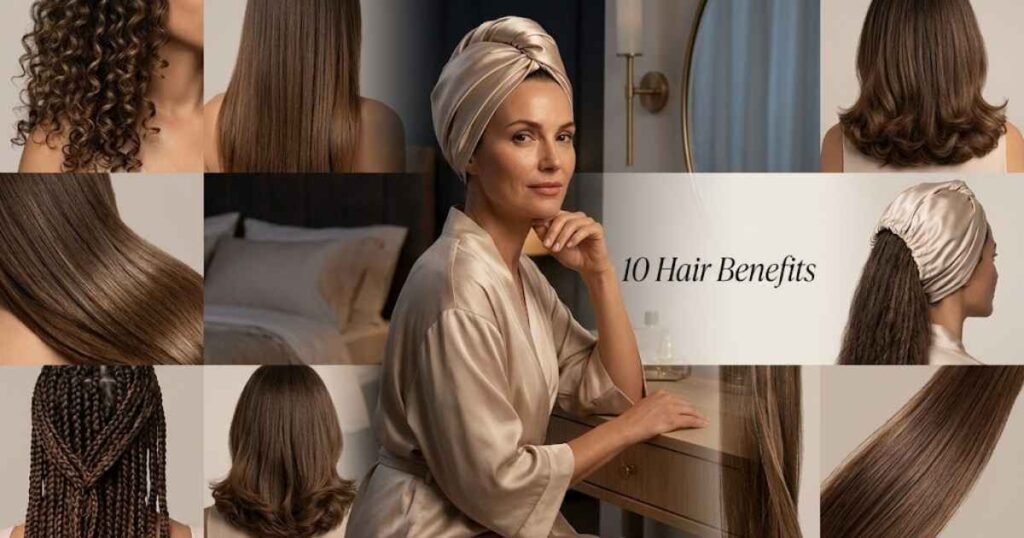 10 Benefits of Using a Satin Hair Wrap