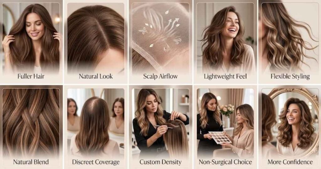10 Key Benefits of a Mesh Integration Hair System
