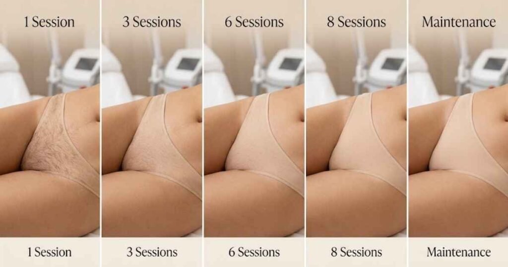 15 Real Results of Full Brazilian Laser Hair Removal Before and After Photos