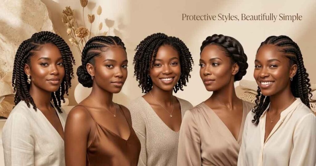 2. Easy Protective Hairstyles for Natural Hair
