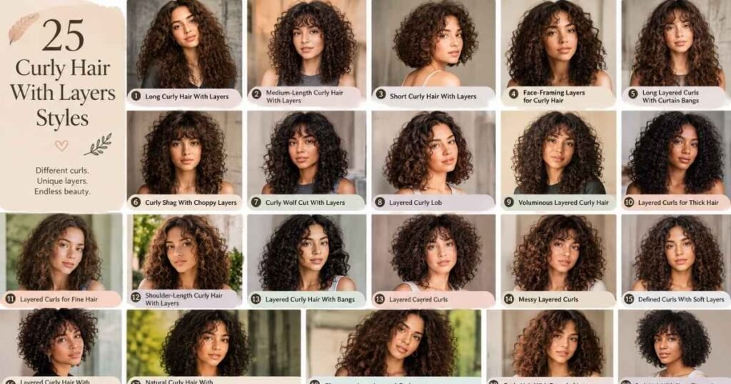 25 Best Curly Hair With Layers Styles