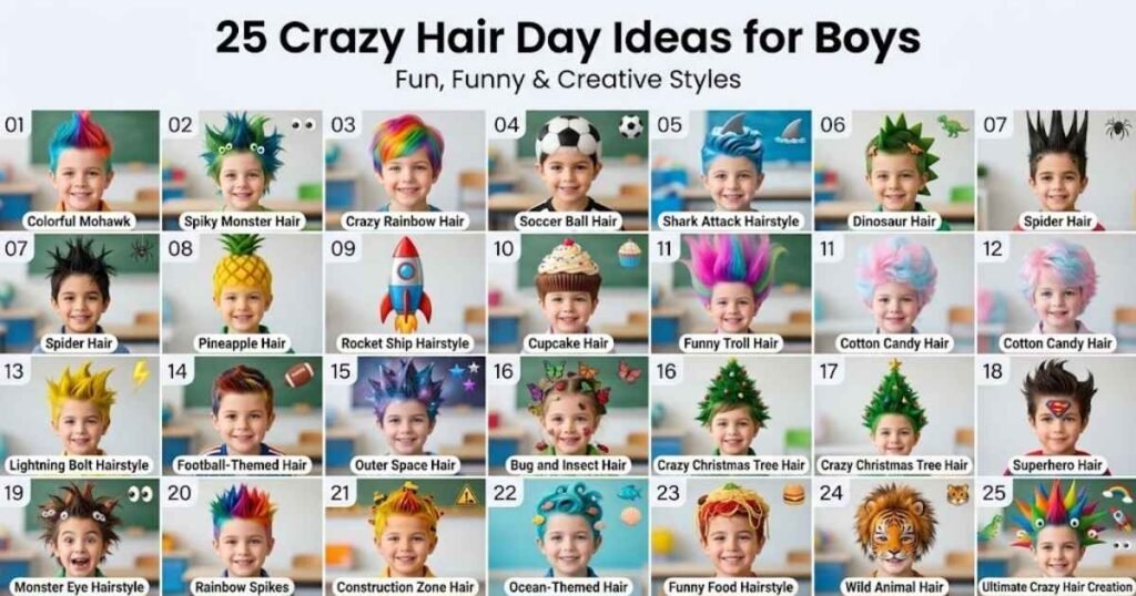 25 Crazy Hair Day Ideas for Boys