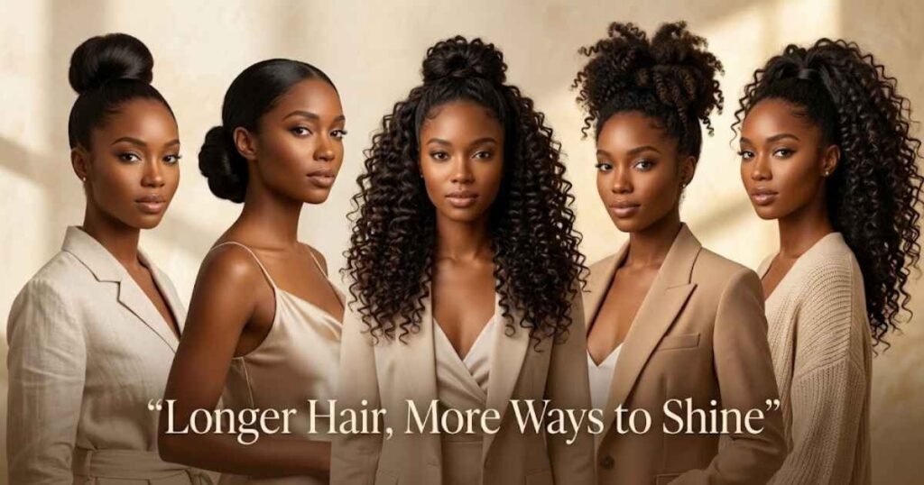4. Easy Hairstyles for Medium and Long Natural Hair