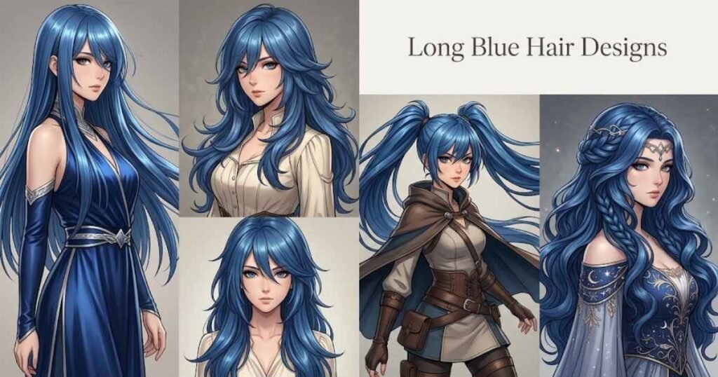 Best Long Hentai Blue Hair Character Designs