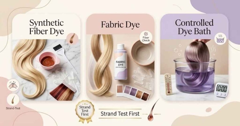 Best Methods to Dye Synthetic Hair at Home