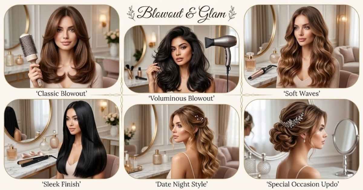 Blowouts and Special Occasion Styling