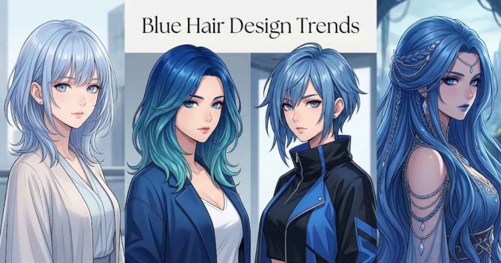 Blue Hair Character Design Trends in Japanese Anime