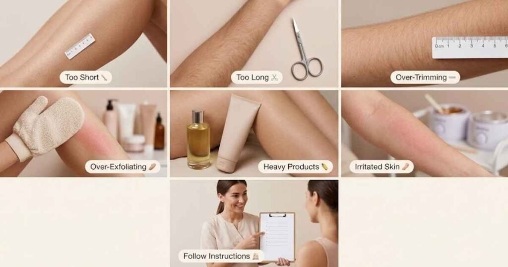 Common Hair Length Mistakes to Avoid Before Waxing