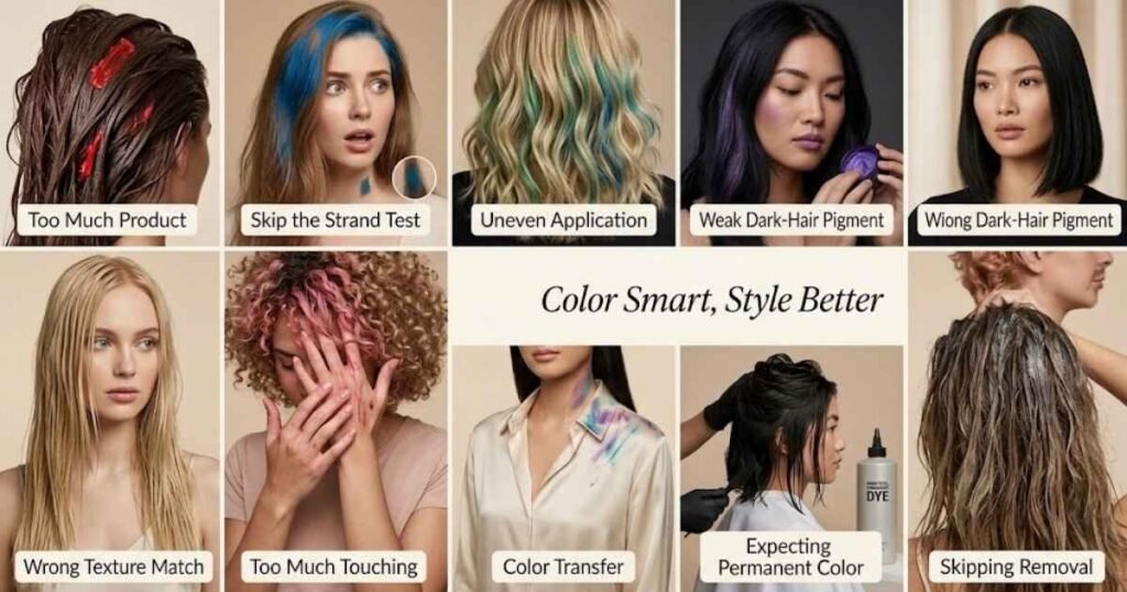 Common Mistakes to Avoid With Color Hair Wax