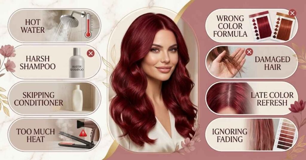 Common Mistakes to Avoid With Crimson Red Hair