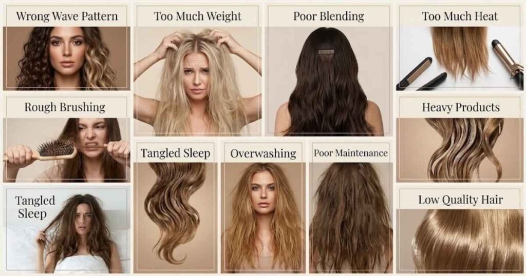 Common Mistakes to Avoid With Wavy Hair Extensions