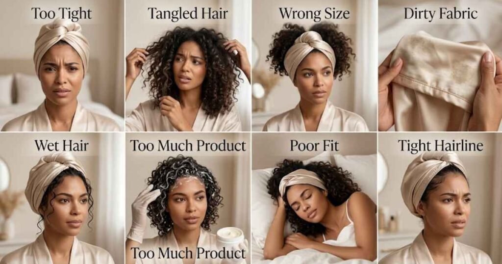 Common Satin Hair Wrap Mistakes to Avoid
