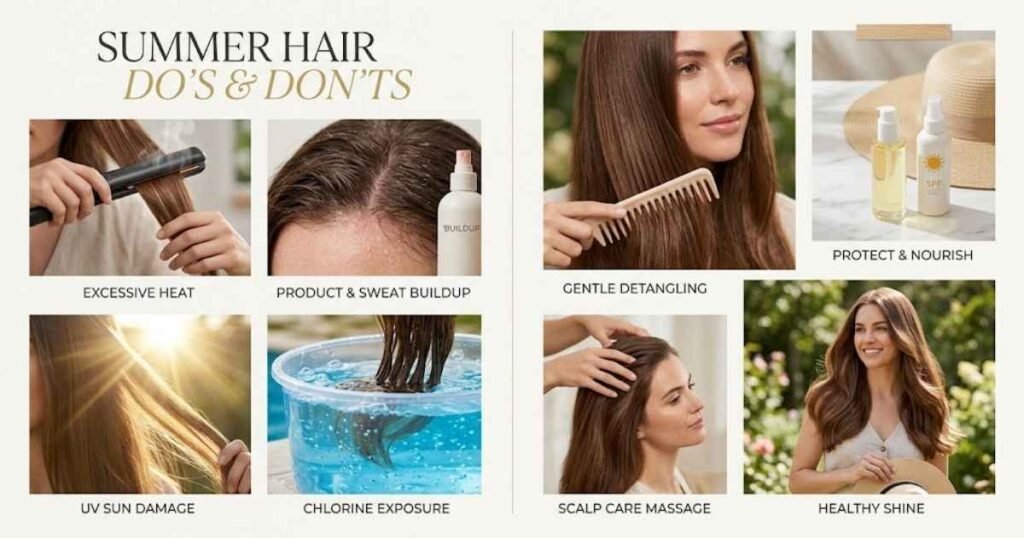 Common Summer Hair Care Mistakes to Avoid