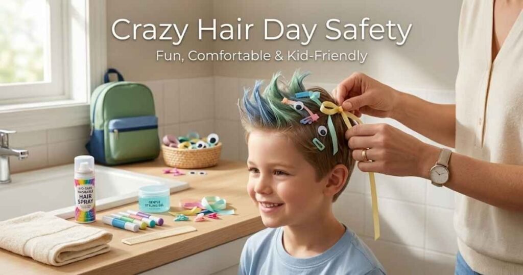 Crazy Hair Day Safety Tips for Kids