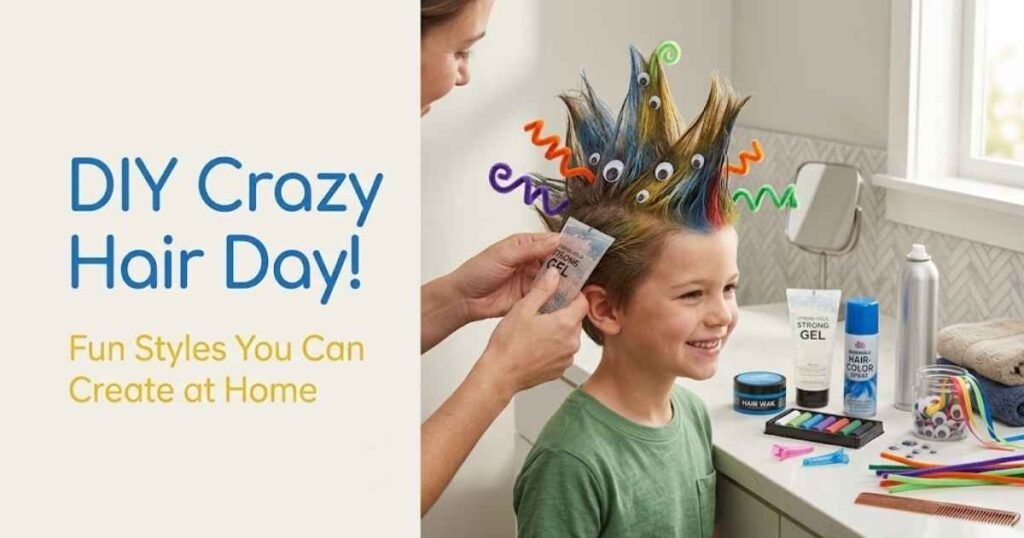 DIY Crazy Hair Day Ideas You Can Do at Home