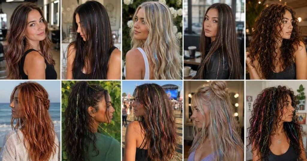 Fairy Hair Tinsel Color Ideas for Every Style