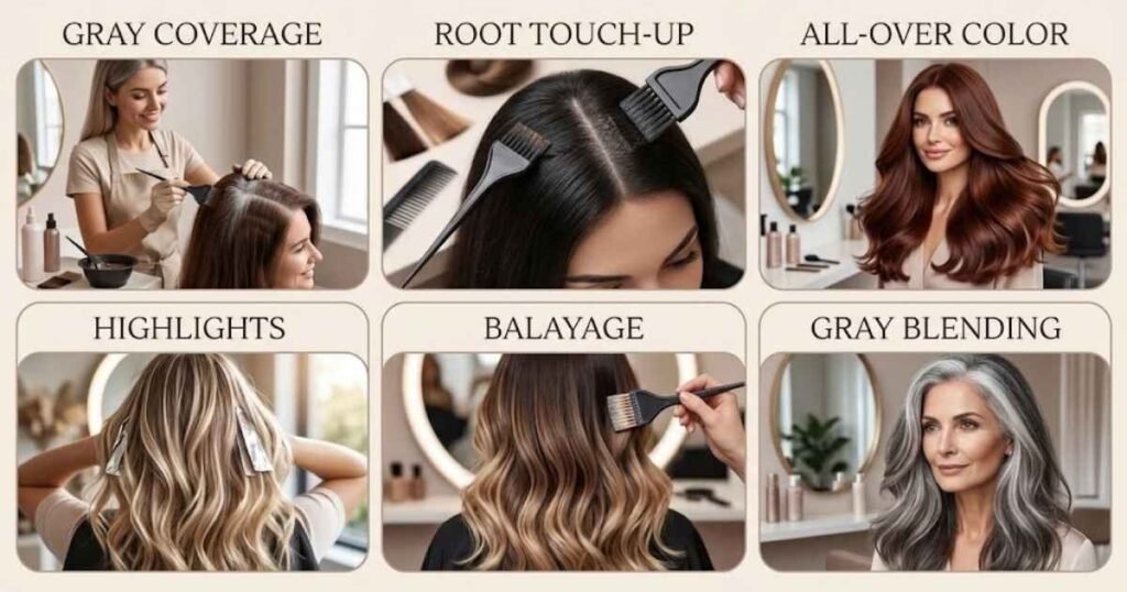 Hair Coloring and Gray Coverage Services