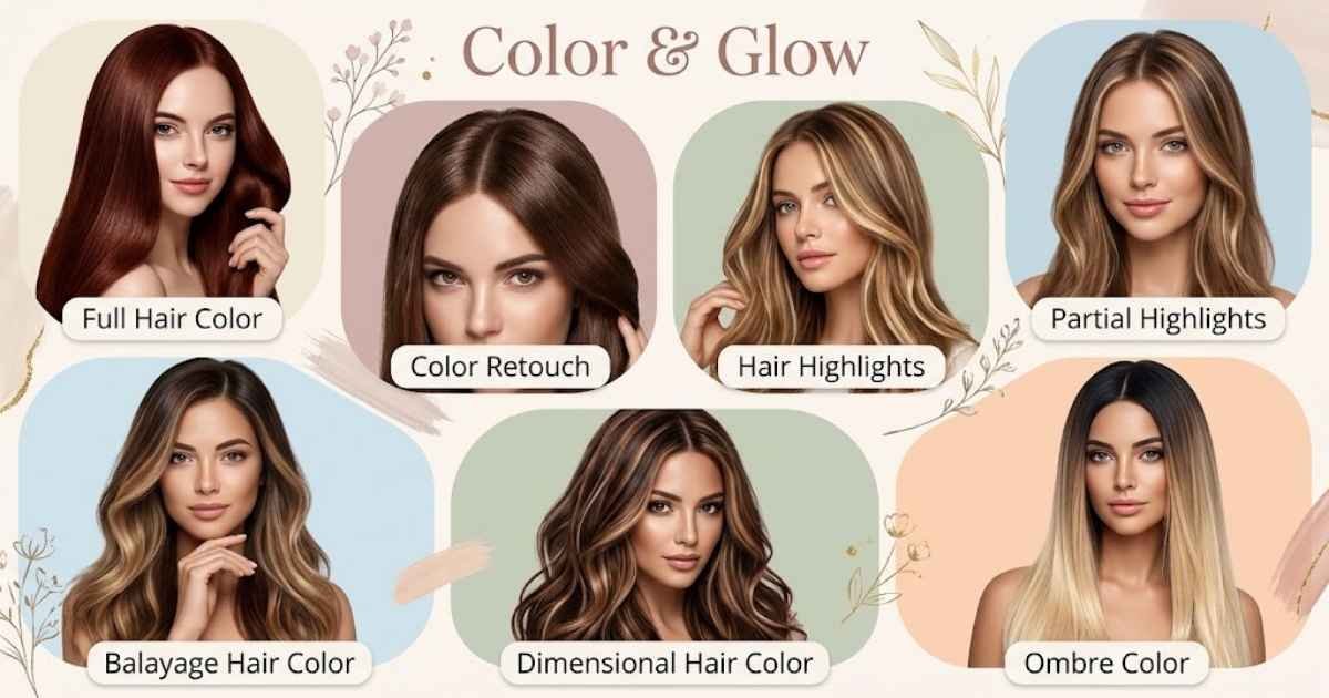 Hair Coloring and Highlights