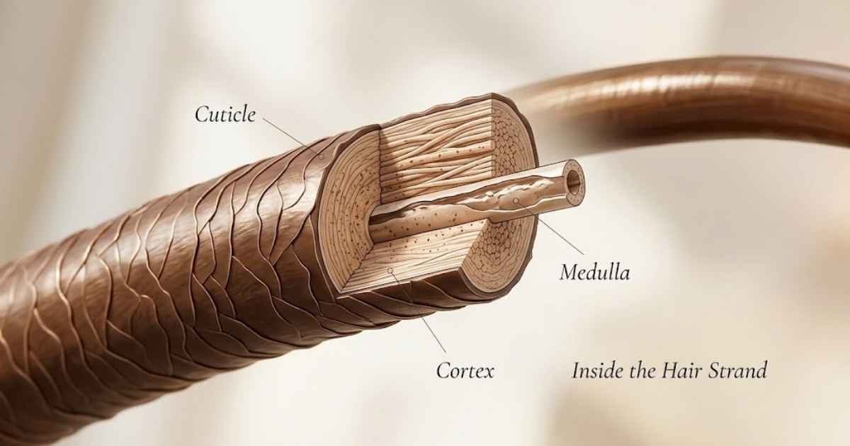 Hair Shaft Diagram