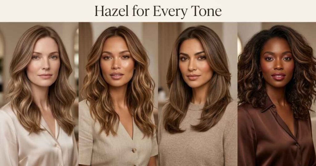 Hazel Hair for Different Skin Tones