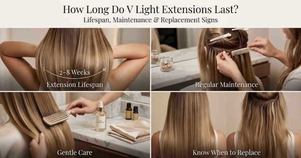 How Long Do V Light Hair Extensions Last?