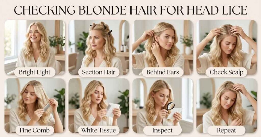 How to Check Blonde Hair for Head Lice