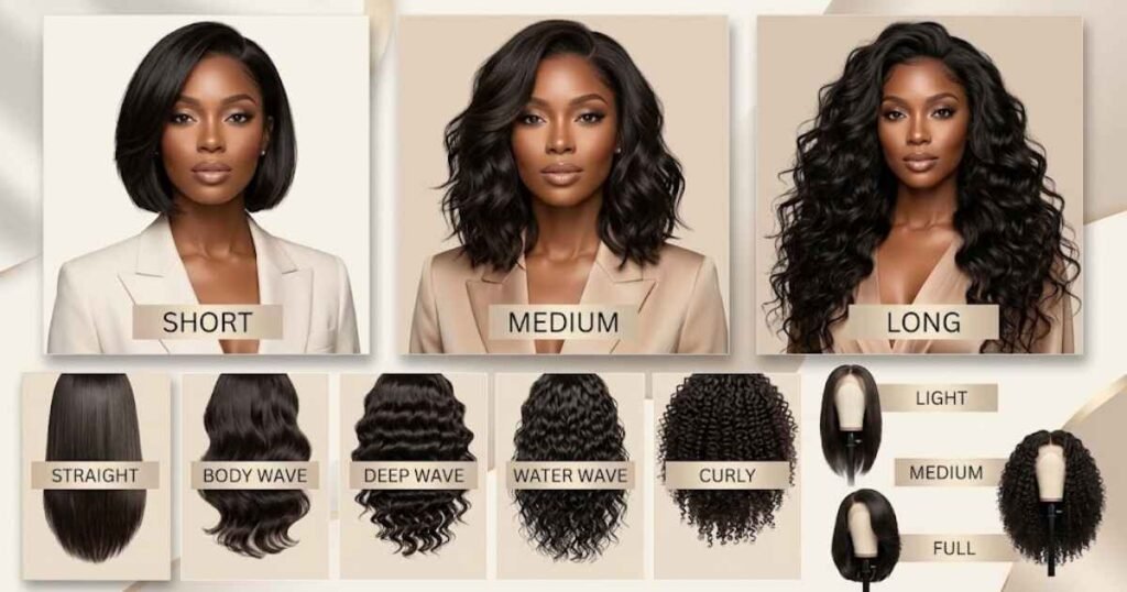 How to Choose the Right Wig Length, Texture, and Density