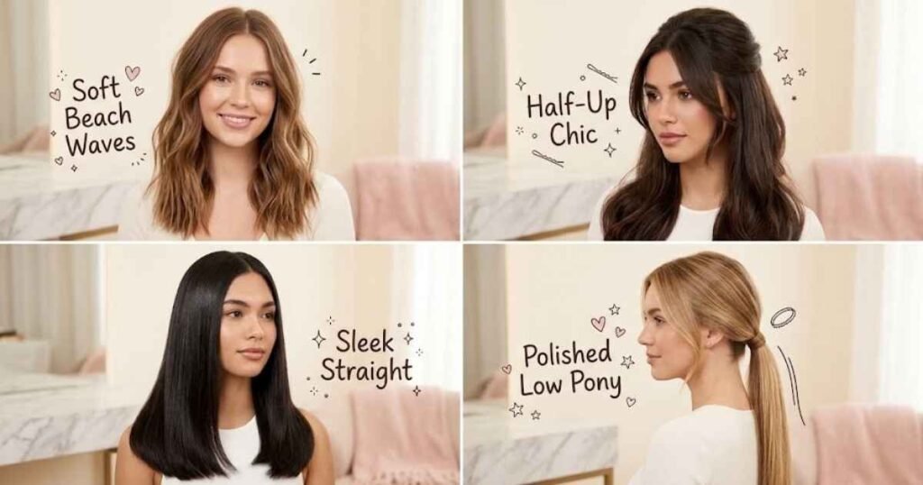 How to Style Medium-Length Hair With Ease
