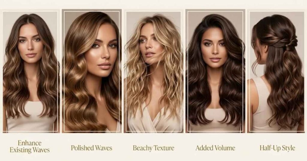 How to Style Wavy Hair Extensions