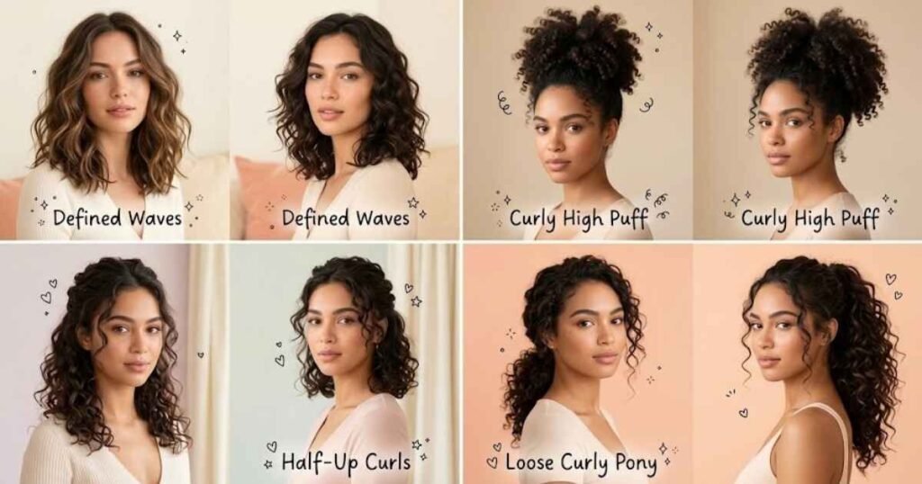 How to Style Wavy and Curly Hair Naturally