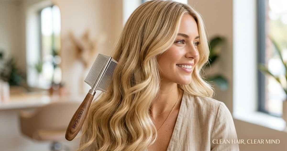 Lice in Blonde Hair