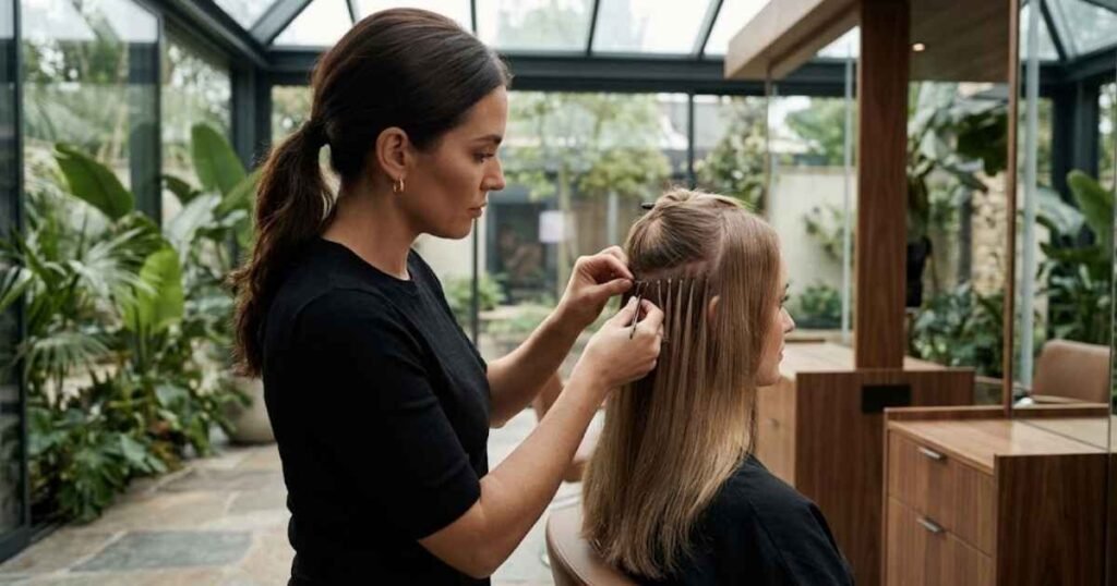 Microlink Extensions for Thin Hair