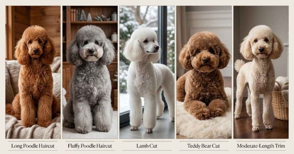 Poodle Hair Cuts for Winter and Cold Weather