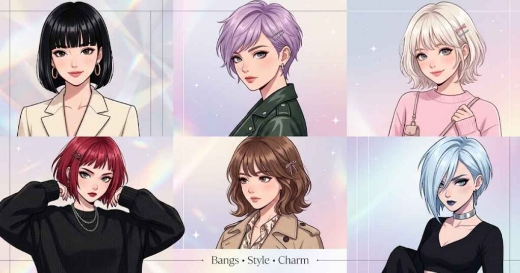 Short Hair Anime Characters With Bangs