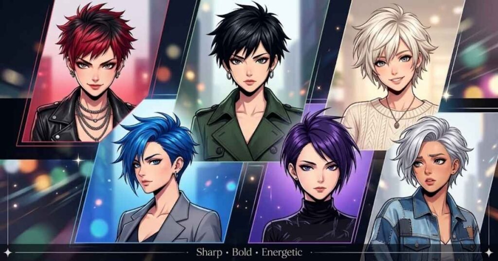 Short Hair Anime Characters With Spiky Hairstyles