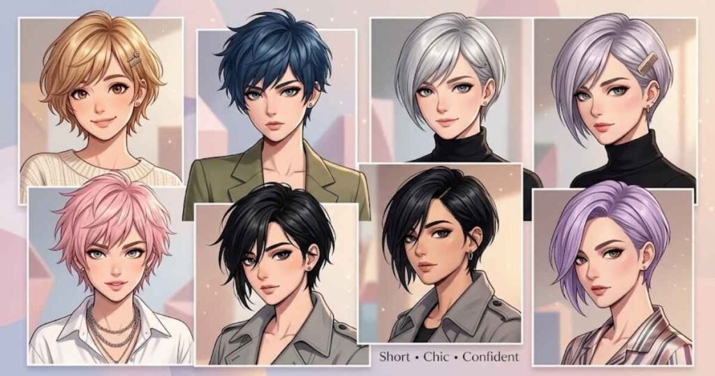 Short Pixie Hair Anime Characters