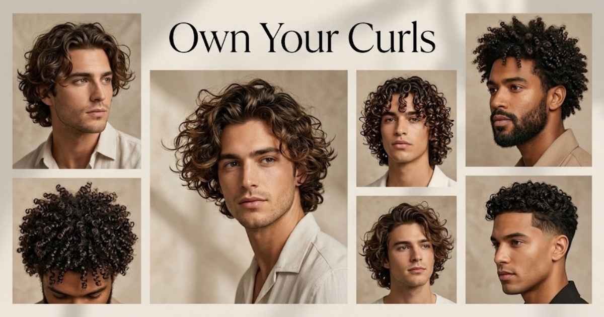 Types of Curly Hair Men