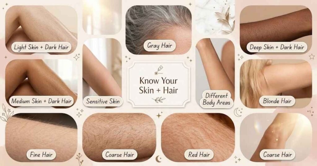 Understand Which Skin and Hair Types Can Be Treated