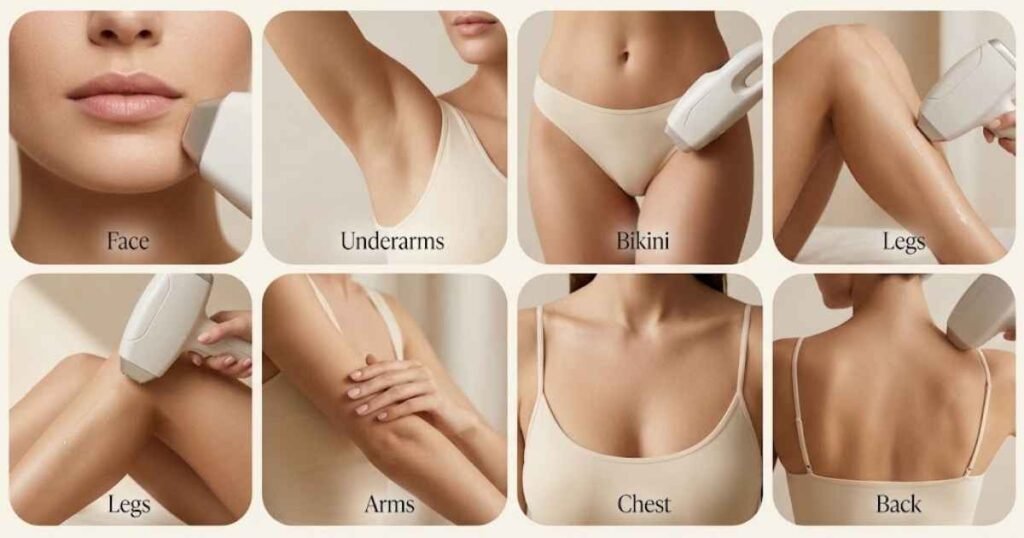 Which Areas Can Be Treated With Laser Hair Removal?