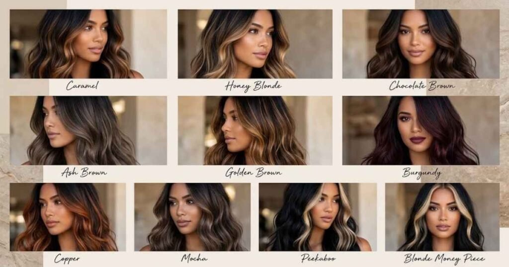 10 Amazing Partial Highlights on Black Hair Ideas