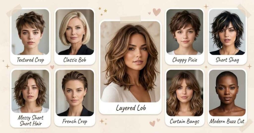 10 Cool Hair Ideas for Short Hair