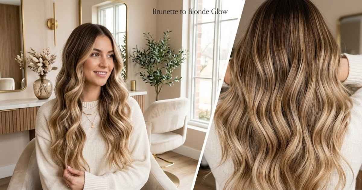 Brown Hair Blonde Balayage