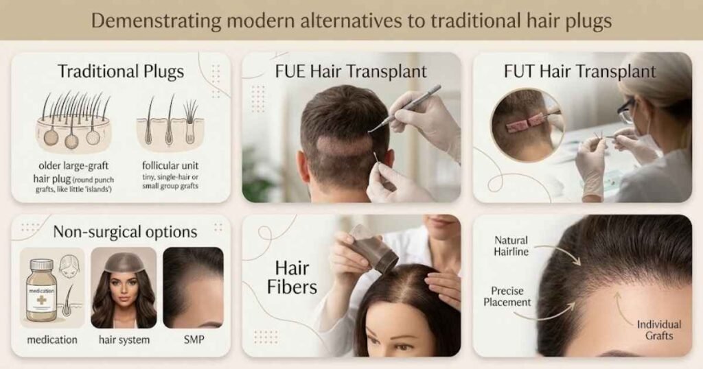 Modern Alternatives to Traditional Hair Plugs